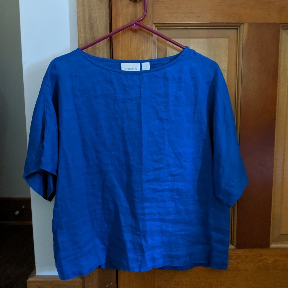 Chico's linen blouse